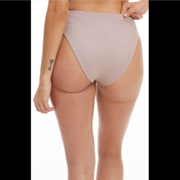 NEW Good American‎ [ 3 GA ] Sparkle Better Bikini Bottoms in Lilac - Picture 11 of 12